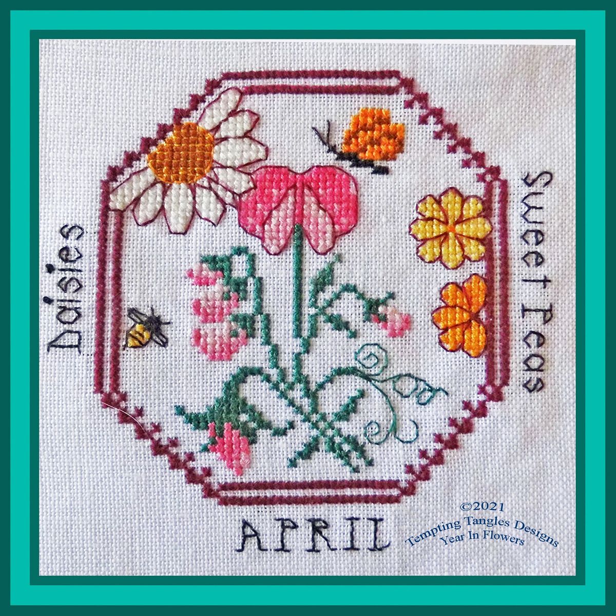 April Birth Flower Mini A Year in Flowers Series